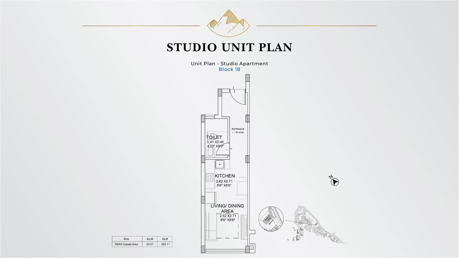 Studio Apartment - Type 1