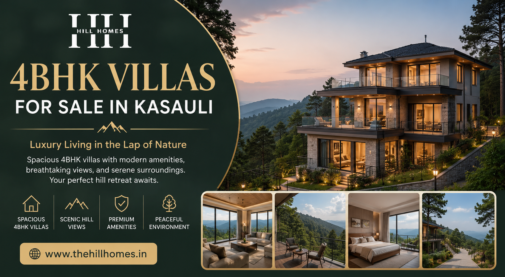 4BHK Villas for sale in Kasauli